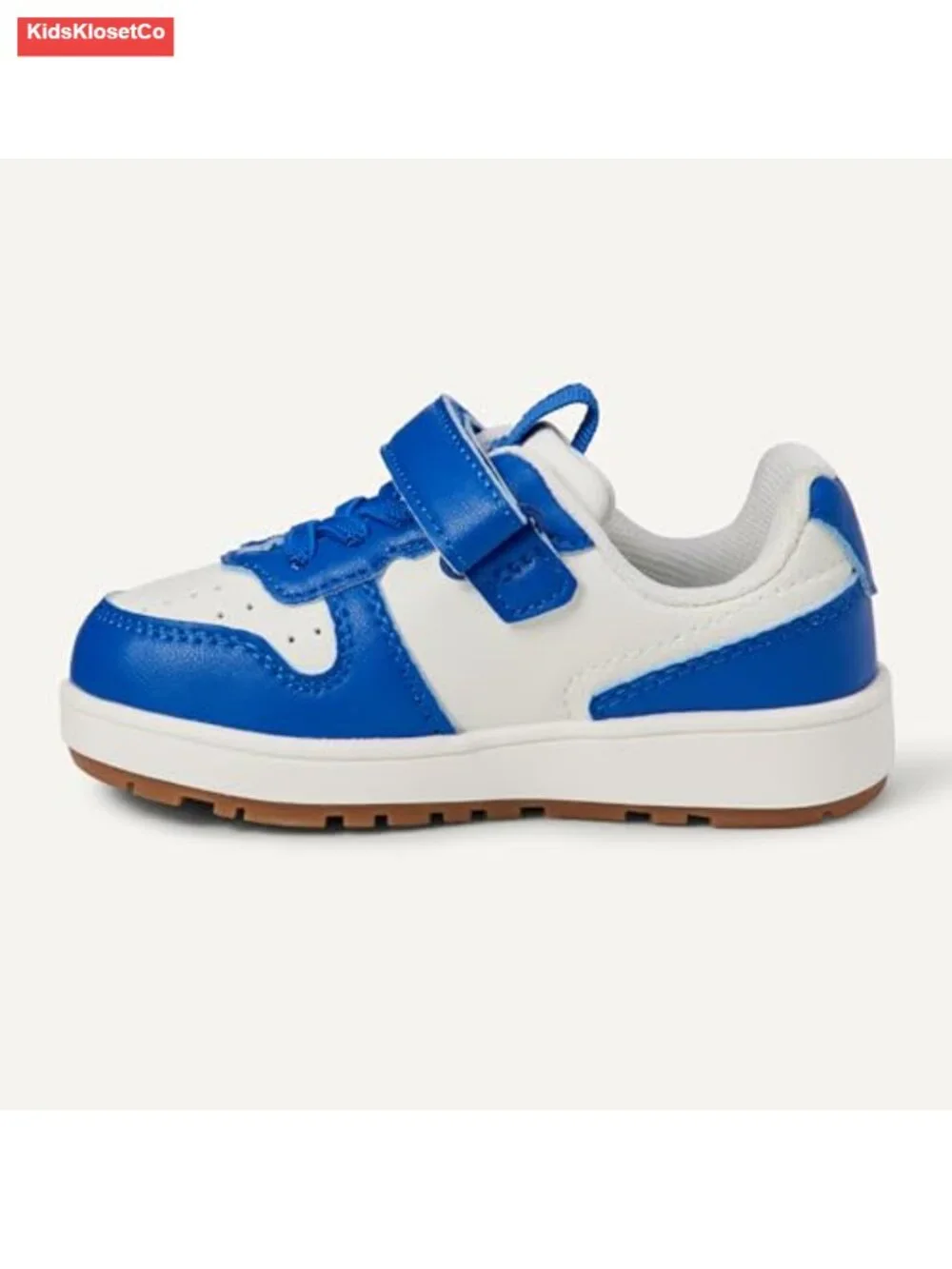 Unisex Kids Low Top Hook & Loop Court Sneakers